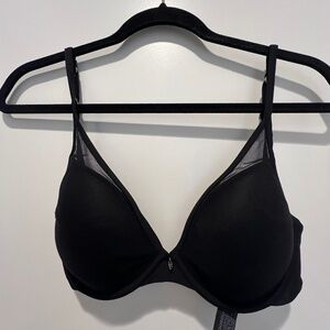 Thirdlove Contour Plunge Bra, Black, Size 30E